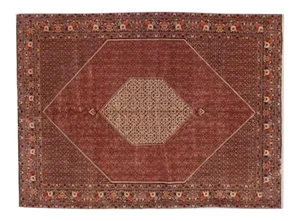 Persian Bijar Rug, 8'8" X 11'9"