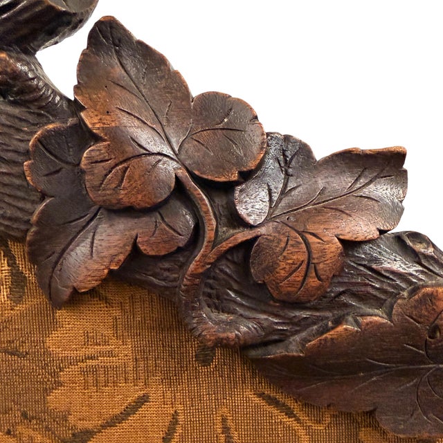 19th Century Swiss Black Forest Fire Screen For Sale - Image 12 of 15