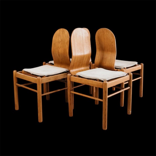 Mid-Century Scandinavian Dining Chairs form JYSK, 1970s, Set of 4 For Sale - Image 16 of 16