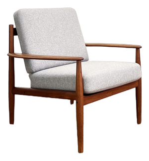 Mid-Century Danish Modern Armchair in Teak by Grete Jalk for France and Son, 1950s