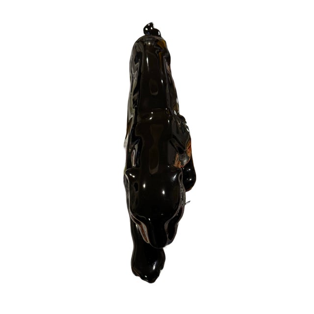 Royal Haeger Crouching Black Panther Ceramic Figurine For Sale In Greenville, SC - Image 6 of 8