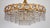 Brass and Lead Crystal Chandelier from Schröder & Co., 1970s For Sale - Image 9 of 12