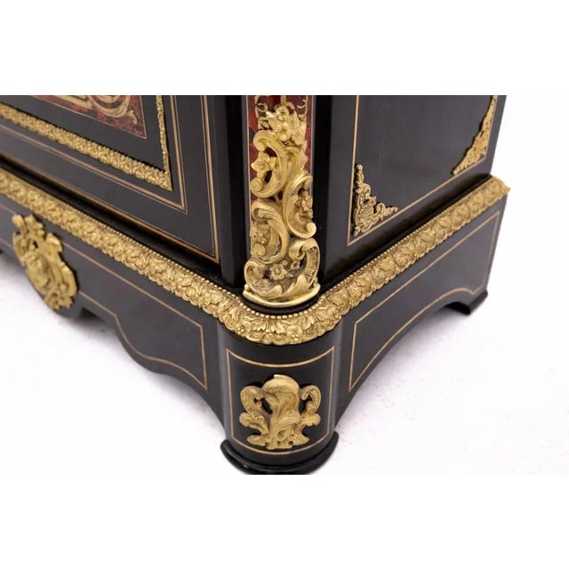 Antique Mid-19th Century Boulle Chest of Drawers, France For Sale - Image 4 of 17