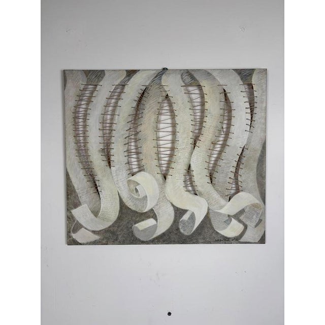 In this work from her abstract period, Isa Di Battista Gorini. Isa Di Battista Gorini is a Milanese painter who studied...