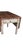 Small antique drop leaf table. white washed base, soft pine top. Dainty turned legs on casters Perfect size for a...
