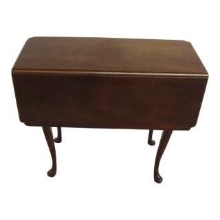 Kittinger Williamsburg Adaptation Mahogany Dropleaf Side Table For Sale