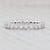 New 0.30ctw Diamond Eternity Ring 18k Gold Stackable Anniversary Band Spark, Size 6 For Sale - Image 4 of 8