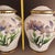 Metal Pair of Vintage Cloisonné Enamel Iris Floral Lidded Jars / Tea Caddies For Sale - Image 7 of 9