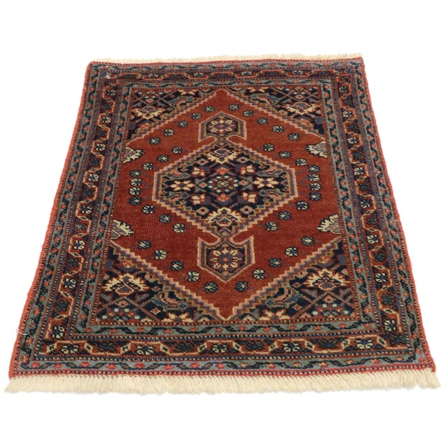 Modern Vintage Persian Kashan Rug, 01'09 X 02'05 For Sale - Image 3 of 8