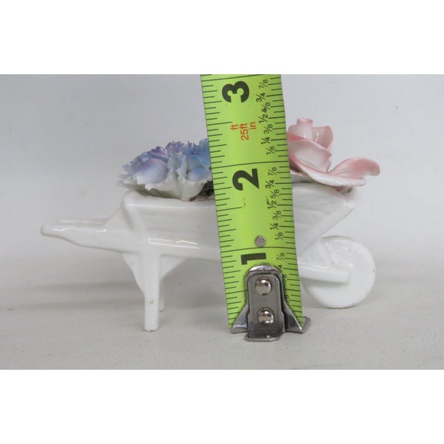 Cotswold Florals English Bone China Wheelbarrow of Flowers Figurine 5159b For Sale - Image 13 of 18