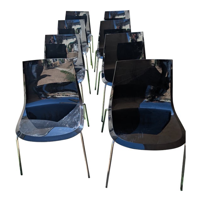 Bernhardt Polypropylene Side Chairs - Set of 8 For Sale