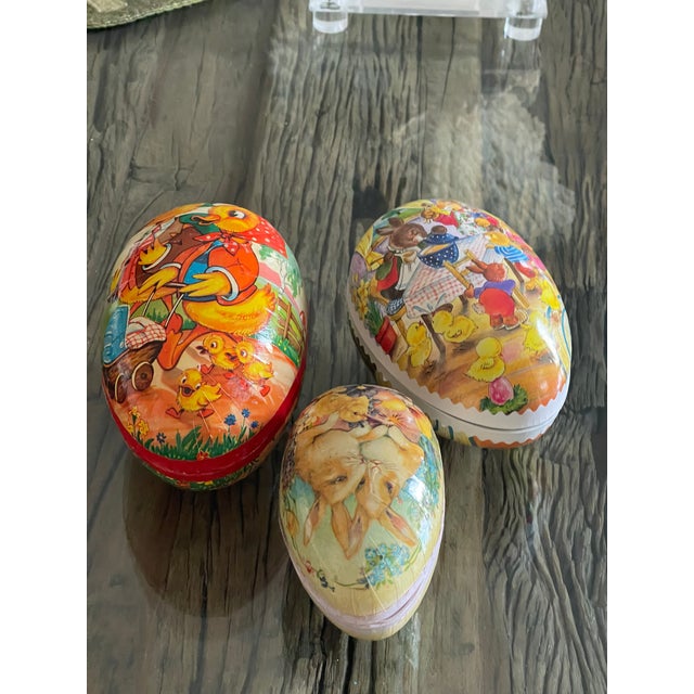 West Germany Easter Eggs Paper Mache Collection For Sale - Image 9 of 9