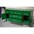 Wood Vintage Transitional Credenza Ribbon Hardware in Green by Thomasville - Newly Painted For Sale - Image 7 of 12