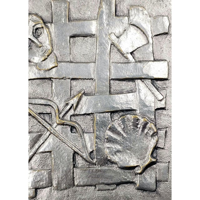 Rare French Line Vautrin Silvered Bronze Holopherne Box For Sale - Image 11 of 15