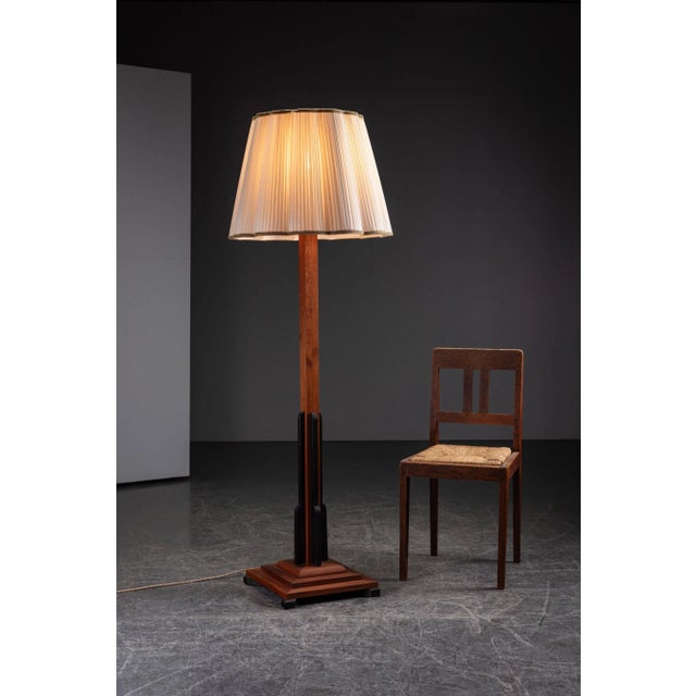 Amsterdam School Standing Lamp, 1980s For Sale - Image 3 of 18