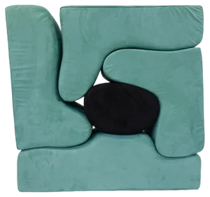 Malitte Modular Seating System attributed to Roberto Matta for Gavina, Italy, 1960s, Set of 5