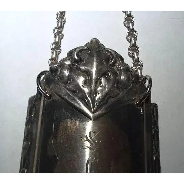Early 20th Century 800 Silver Scotch Liquor Bottle Label Decanter Tag For Sale - Image 5 of 8