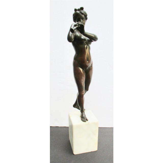 17th Century Italian Bronze of a Bacchante For Sale - Image 10 of 11