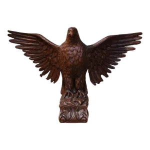 Early 19th Century French Carved Oak Imperial Eagle Sculpture