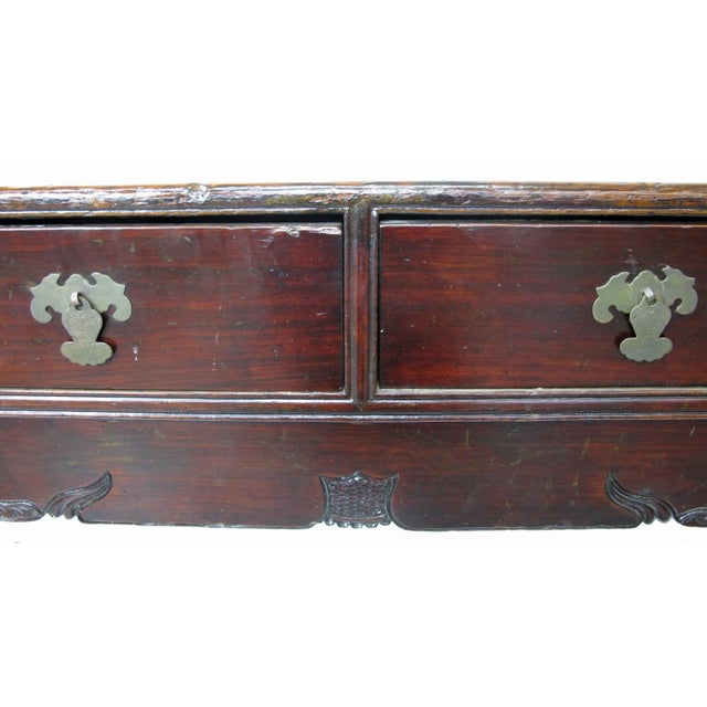 Wood 1920s Chinese Low Tianjin Console Table For Sale - Image 7 of 9