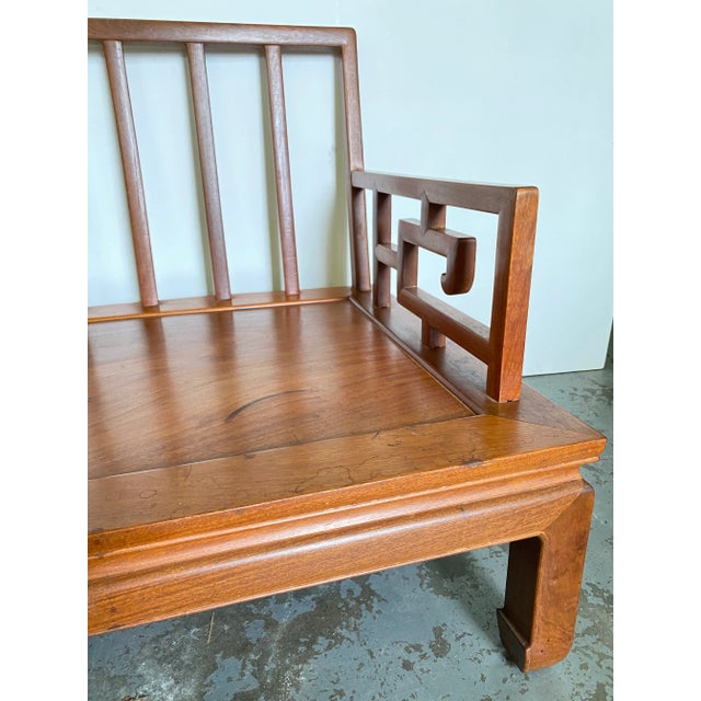 Mid-Century Modern 1950s Vintage Asian Modern Sofa For Sale - Image 3 of 10