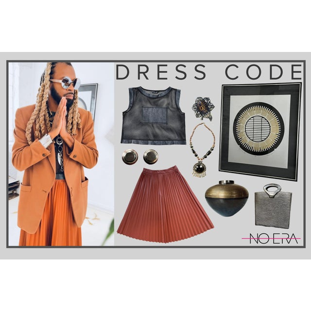 1970s Seena Donneson , Black, Gold & Silver Mixed-Media Art. For Sale - Image 13 of 13