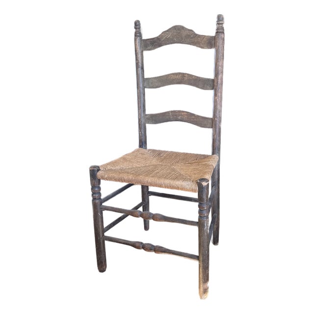 Antique Ladder Back Chair For Sale