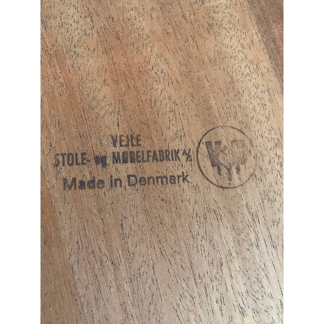 Brown 1960s Mid Century Vejle Stole Mobelfabrik Danish Rosewood Side Table For Sale - Image 8 of 9