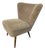 Mid-Century Modern Upholstered Slipper Chair For Sale