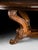 Rustic Italian Round Walnut Dining Table With Lazy Susan For Sale - Image 3 of 4
