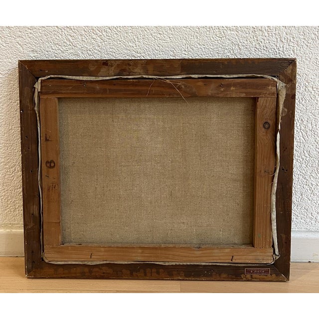 Georges Henri Chapot, Navire sur les flots, 1921, Oil on Canvas, Framed For Sale - Image 10 of 11