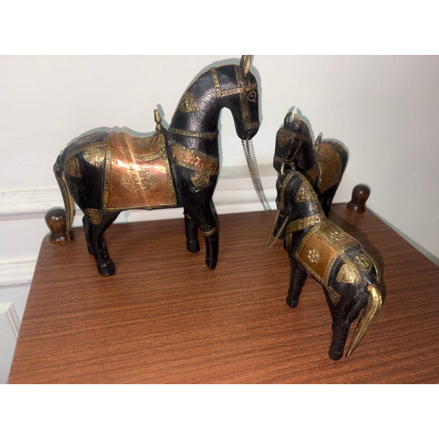 Horses, 1950s, Set of 3 For Sale - Image 6 of 8