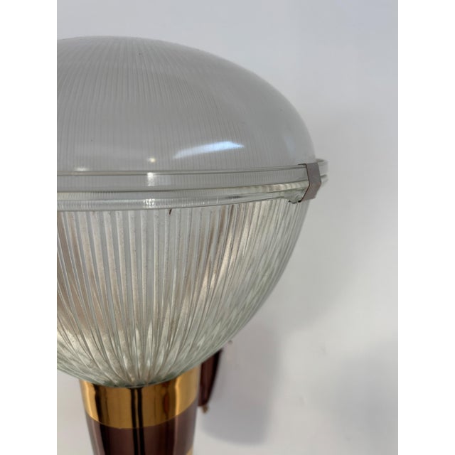 Metal Italian Brass and Glass Wall Light from Stilnovo, 1960s For Sale - Image 7 of 14