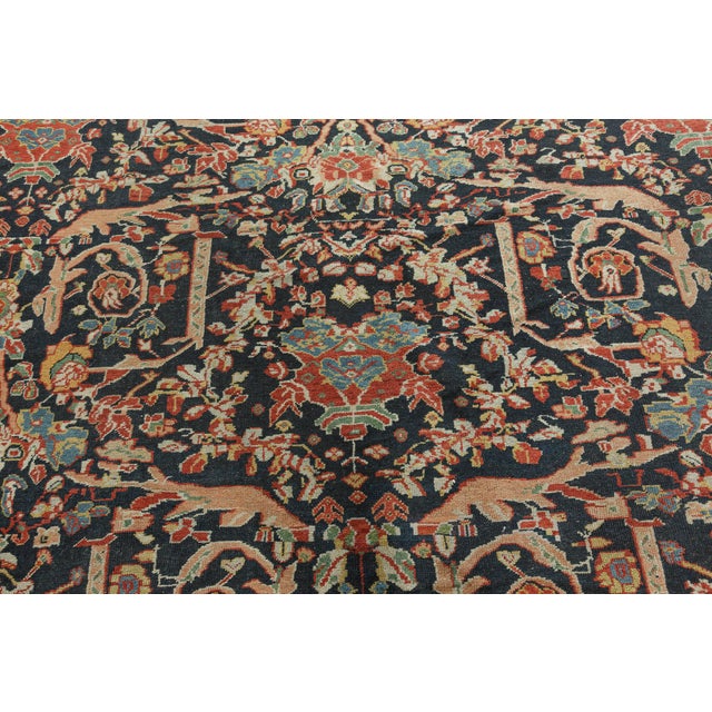 Handmade Antique Persian Sultanabad Rug For Sale In New York - Image 6 of 7