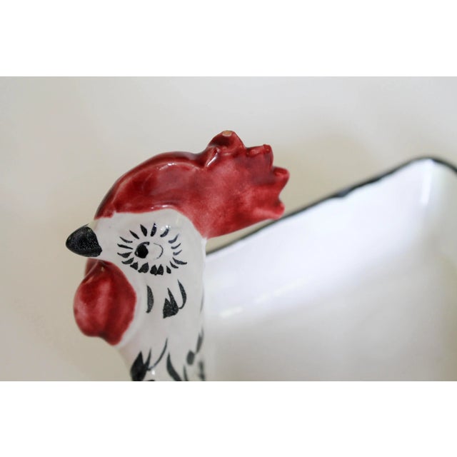 Set of Six Italian Ceramic Rooster Candy / Nut Dishes For Sale - Image 10 of 13
