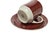 Vintage Polish Cup and Saucer from Wałbrzych Pottery, 1970s, Set of 2 For Sale - Image 13 of 13