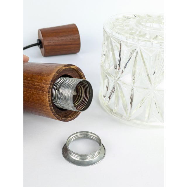 Mid-Century Scandinavian-Style Lantern, 1960s For Sale - Image 9 of 10