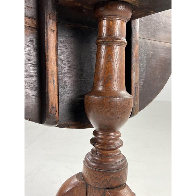 Vintage Tilt Top Table For Sale - Image 10 of 12