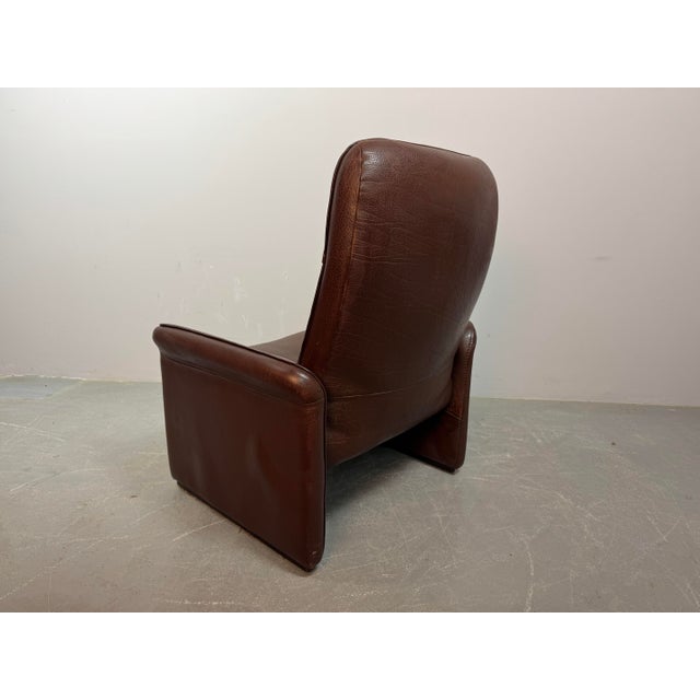 Mid-Century Model DS-50 Lounge Chair in Brown Leather from de Sede, Switzerland, 1970s For Sale - Image 6 of 11