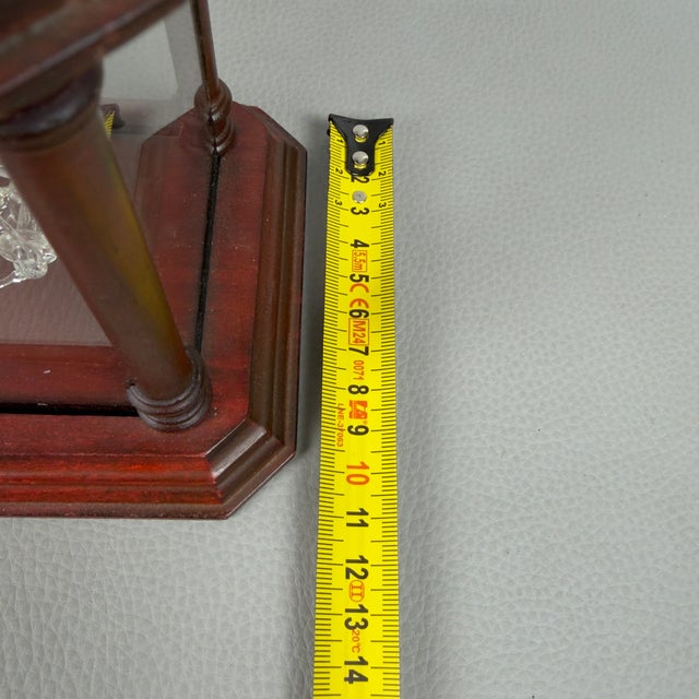 Vintage Miniature Viking Longship in a Glass and Wood Display Case, 1970s For Sale - Image 11 of 13