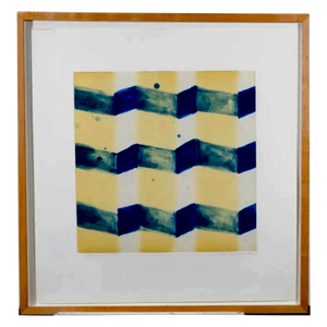Ross Bleckner, Abstract Aquatint Etching Ross Bleckner Zig Zag lines New York Artist D Loop, 2002