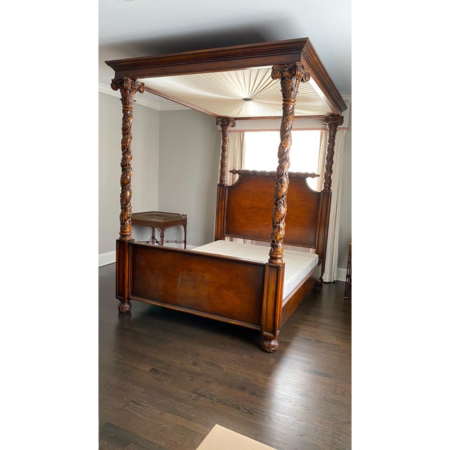 Four Poster Canopy Bedframe Chairish