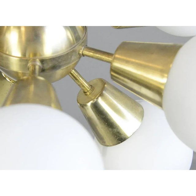 Gold Sputnik Pendant Light from Kamen Senov For Sale - Image 8 of 16