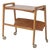 Mid-Century Modern Serving Bar Cart in Teak and Beech, German, 1960s For Sale
