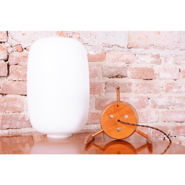 Maker: úluv - ústředí lidové umělecké výroby type: 41120 socket: e27 this refined and cleanly shaped table lamp (type...