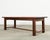 French Country Country French Farmhouse Mahogany Trestle Dining Table For Sale - Image 3 of 12