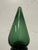 Italian Hand Blown Green Vessel With Stopper For Sale - Image 4 of 12