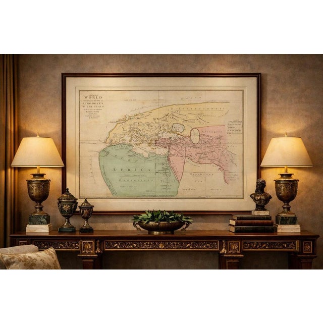 World According to Herodotus – Antique Classical World Map, Wilkinson 1819 : This fascinating antique map titled The World...