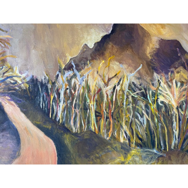 Impressionist 1990's Ana Gutierrez Impressionist Landscape Painting, Framed For Sale - Image 3 of 12