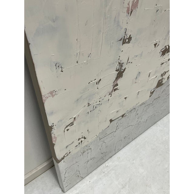 2000 - 2009 Sarah Brooke Original Abstract Minimalist Oil Painting on Canvas For Sale - Image 5 of 11